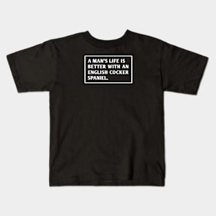 English cocker Spaniel Kids T-Shirt